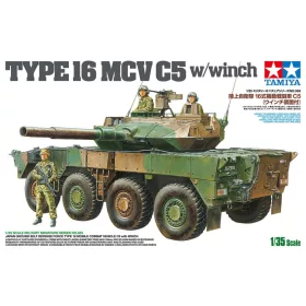   Tamiya JGSDF Type 16 MCV C5 w/Winch 1/35 (300035383) harckocsi makett