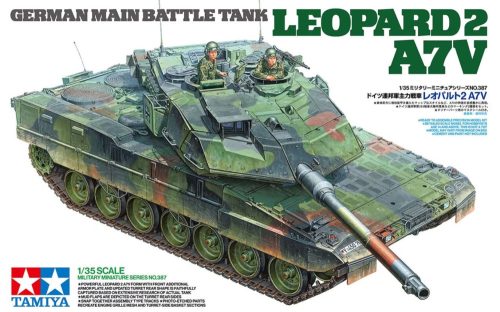 Tamiya German Main Battle Tank Leopard 2 A7V 1/35 (300035387) harckocsi makett