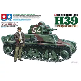   Tamiya French Light Tank H39 Pz.Kpfw.38H 735(f) 1/35 (300035389) harckocsi makett