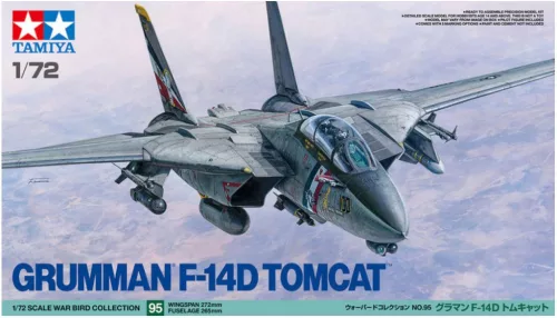 Tamiya Grumman F-14D Tomcat 1/72 (300060795) repülőgép makett