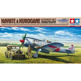   Tamiya Nakajima Hayate (Frank) & Kurogane Scenery set 1/48 (300061116) repülőgép makett