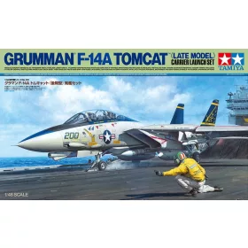   Tamiya Grumman F-14A Tomcat (Late Model) Carrier Launch Set 1/48 (300061122) repülőgép makett