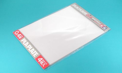 Tamiya Pla-plate 0.4mm 364x257mm 4 pcs (300070127) - Műanyag átlátszó lap