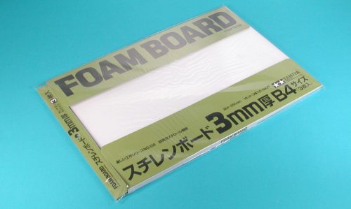 Tamiya Foam Board 3mm, 3pcs (300070138) - Habanyag, dioráma alap