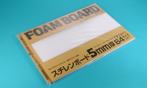 Tamiya Foam Board 5mm, 3pcs(300070139) - Habanyag, dioráma alap