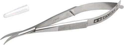 Tamiya Scissors Curved Polycarbonate 12 mm Blade (300074151) - R/C karosszériavágó olló