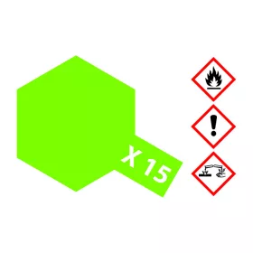   Tamiya X-15 Light Green Gloss 23ml (300081015) akril makett festék