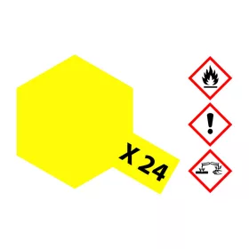   Tamiya X-24 Clear Yellow Gloss 23ml (300081024) akril makett festék