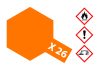 Tamiya X-26 Clear Orange Gloss 23ml (300081026) akril makettfesték