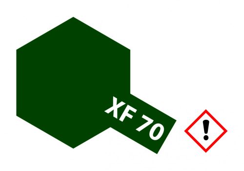 Tamiya XF-70 Flat Dark Green 23ml (300081370) akril makettfesték