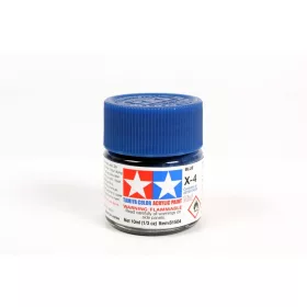 Tamiya X-4 Blue Gloss 10ml (300081504) akril makett festék