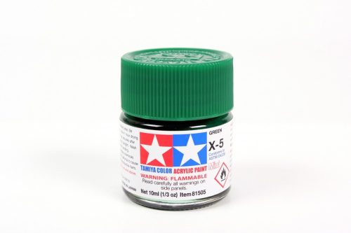 Tamiya X-5 Green Gloss 10ml (300081505) akril makett festék