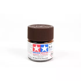 Tamiya X-9 Brown Gloss 10ml (300081509) akril makett festék