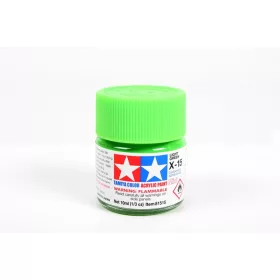   Tamiya X-15 Light Green Gloss 10ml (300081515) akril makett festék