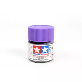   Tamiya X-16 Purple Gloss 10ml (300081516) akril makett festék