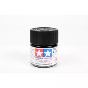   Tamiya X-18 Semi Gloss Black 10ml (300081518) akril makett festék