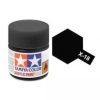 Tamiya X-18 Semi Gloss Black 10ml (300081518) akril makettfesték