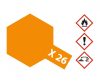 Tamiya X-26 Clear Orange Gloss 10ml (300081526) akril makettfesték
