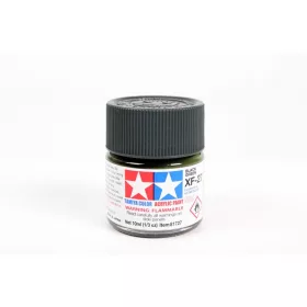   Tamiya XF-27 Flat Black Green 10ml (300081727) akril makett festék
