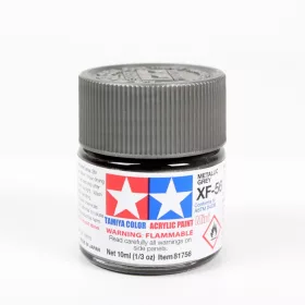   Tamiya XF-56 Flat Metallic Grey 10ml (300081756) akril makett festék