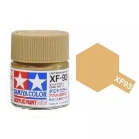   Tamiya XF-93 Flat Light Brown DAK 1942 10ml (300081793) akril makett festék