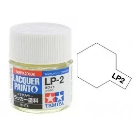   Tamiya LP-2 White gloss 10ml (300082102) műgyanta alapú makett festék