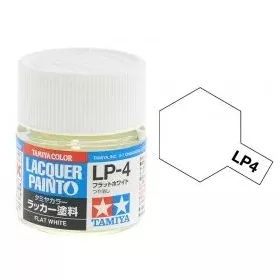   Tamiya LP-4 Flat White 10ml (300082104) műgyanta alapú makett festék