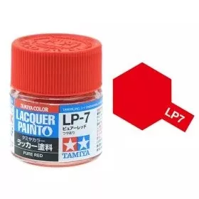   Tamiya LP-7 Pure Red gloss 10ml (300082107) műgyanta alapú makett festék