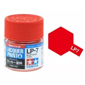 Tamiya LP-7 Pure Red gloss 10ml (300082107) műgyanta alapú makettfesték