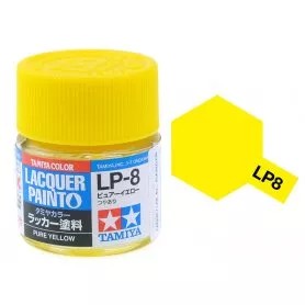 Tamiya LP-8 Pure Yellow gloss 10ml (300082108) műgyanta alapú makett festék