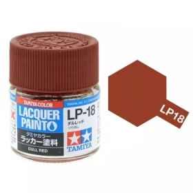   Tamiya LP-18 Dull Red 10ml (300082118) műgyanta alapú makett festék