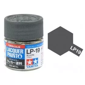   Tamiya LP-19 Gun Metal 10ml (300082119) műgyanta alapú makett festék