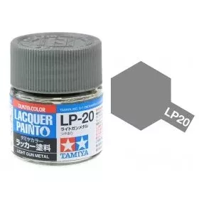   Tamiya LP-20 Light Gun Metal 10ml (300082120) műgyanta alapú makett festék