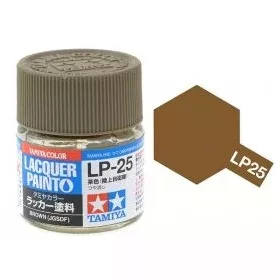   Tamiya LP-25 Brown (JGSDF) Flat 10ml (300082125) műgyanta alapú makett festék