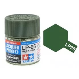 Tamiya LP-26 Dark Green (JGSDF) Flat 10ml (300082126) műgyanta alapú makett festék