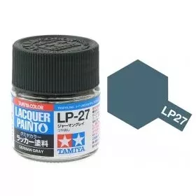   Tamiya LP-27 German Gray Flat 10ml (300082127) műgyanta alapú makett festék