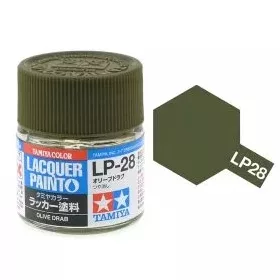   Tamiya LP-28 Olive Drab Flat 10ml (300082128) műgyanta alapú makett festék