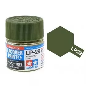   Tamiya LP-29 Olive Drab 2 Flat 10ml (300082129) műgyanta alapú makett festék