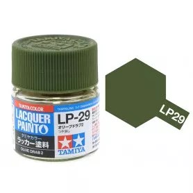 Tamiya LP-29 Olive Drab 2 Flat 10ml (300082129) műgyanta alapú makett festék