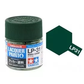   Tamiya LP-31 Dark Green 2 Flat (IJN) 10ml (300082131) műgyanta alapú makett festék