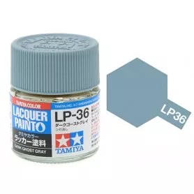 Tamiya LP-36 Dark Ghost Gray Flat 10ml (300082136) műgyanta alapú makett festék