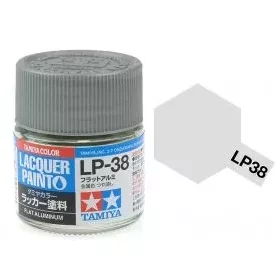   Tamiya LP-38 Flat Aluminium Flat 10ml (300082138) műgyanta alapú makett festék