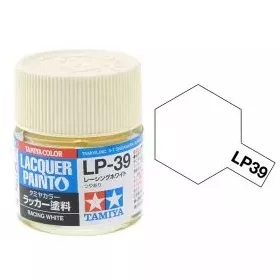   Tamiya LP-39 Racing White gloss 10ml (300082139) műgyanta alapú makett festék