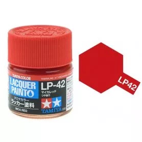 Tamiya LP-42 Mica Red gloss 10ml (300082142) műgyanta alapú makettfesték