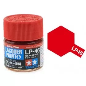 Tamiya LP-46 Pure Metallic Red gloss 10ml (300082146) műgyanta alapú makett festék