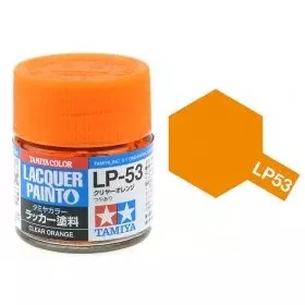   Tamiya LP-53 Clear Orange gloss 10ml (300082153) műgyanta alapú makett festék