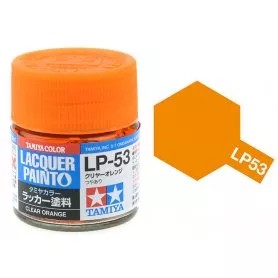 Tamiya LP-53 Clear Orange gloss 10ml (300082153) műgyanta alapú makett festék