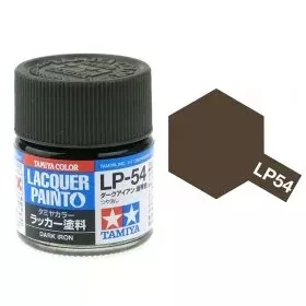  Tamiya LP-54 Dark Iron Flat 10ml (300082154) műgyanta alapú makett festék