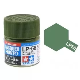   Tamiya LP-56 Dark Green 2 Flat 10ml (300082156) műgyanta alapú makett festék