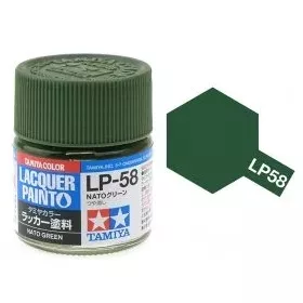   Tamiya LP-58 NATO Green Flat 10ml (300082158) műgyanta alapú makett festék